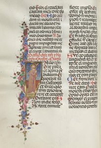 Missale: Fol. 124v: Christus hält das Kreuz von Bartolomeo Caporali