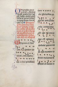 Missale: Fol. 178v: Musik für verschiedene gewöhnliche Gebete, 1469