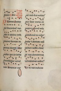 Missale: Fol. 189: Musik für verschiedene Gebete