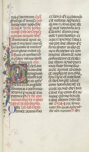 Missale: Fol. 25: Heiliger Johannes mit Adler, 1469 von Bartolomeo Caporali