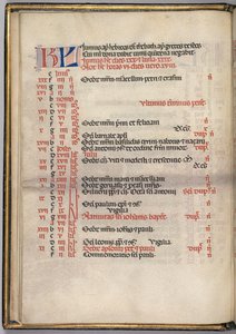 Missale: Fol. 5v: Juni-Kalenderseite, 1469