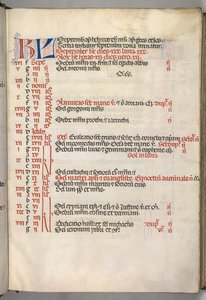 Missale: Fol. 7r: September Kalenderseite, 1469 von Bartolomeo Caporali