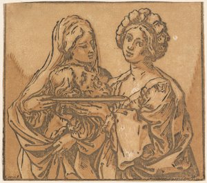 Herodias und Salome von Bartolomeo Coriolano after Guido Reni
