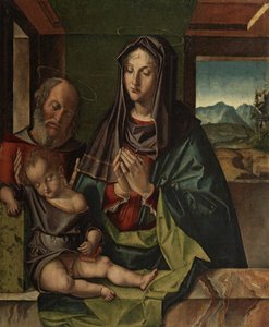 Heilige Familie, c.1500 von Bartolomeo Montagna