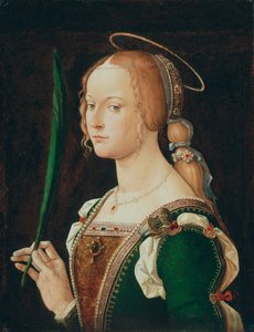 Heilige Justina von Padua, 1490er von Bartolomeo Montagna