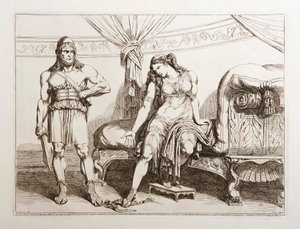 Bacchus wird von Mithridates zu Monime gesandt von Bartolomeo Pinelli