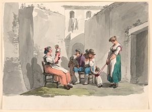 In Tivoli von Bartolomeo Pinelli