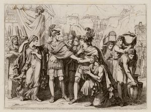 Die Milde des Scipio Africanus von Bartolomeo Pinelli
