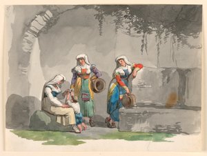 Drei süditalienische Frauen von Bartolomeo Pinelli