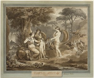 Venus präsentiert Amor Kalypso, aus Die Abenteuer des Telemach, Buch 7
