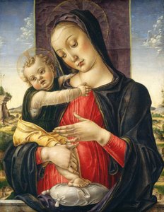 Madonna mit Kind, um 1475 von Bartolomeo Vivarini