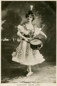 Adelina Genee, dänisch-britische Balletttänzerin, ca. 1906