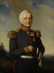 Huibert Gerard Baron Nahuys van Burgst (1782-1858). Mitglied des Rates von Niederländisch-Ostindien, in der Uniform eines Generalmajors titulär