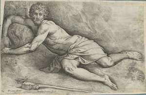 Johannes der Täufer von Battista Franco