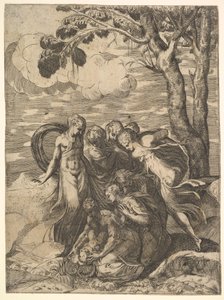 Moses aus dem Nil gerettet, 16. Jahrhundert