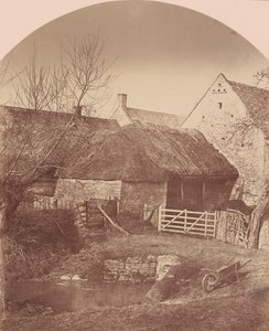 Bauernhof, Prestbury nahe Cheltenham, um 1855 von Baynham Jr. Jones