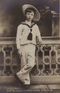 Der Herzog von Brabant, Prinz Leopold von Belgien von Belgian Photographer