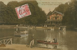 Der See und das Chalet Robinson, Bois de la Cambre, Brüssel