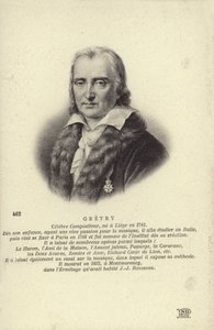 André Grétry, belgischer Komponist (1741-1813) von Belgian School