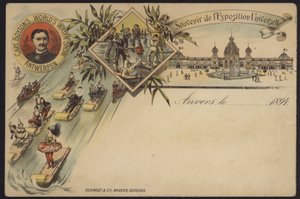 Captain Boytons Weltwassershow, Souvenir der Exposition Internationale d