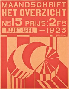 Titelbild der März-April-Ausgabe 1923 der Zeitschrift "Het Overzicht", 1923