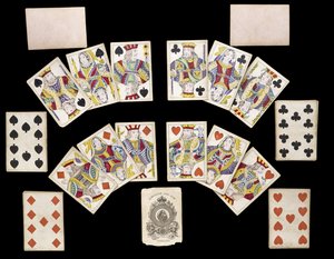 Kartenspiel, ca. 1835-1840