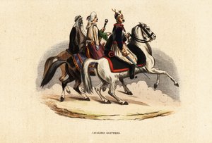 Ägyptische Kavallerie von Belgian School