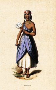 Islamische Kanuri-Frau aus Borno, Nigeria