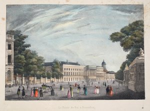 Der Königspalast in Brüssel, ca. 1895