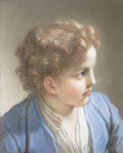Studie eines Jungen in einer blauen Jacke, 1717