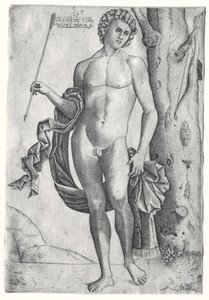 Mann mit einem Pfeil, ca. 1515 von Benedetto Montagna