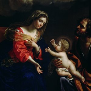 Die Heilige Familie (Detail), 1682 von Benedetto the Younger Gennari