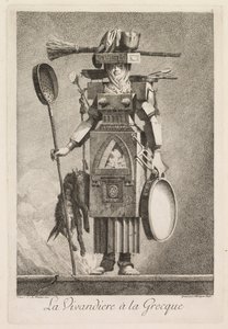 Maskerade à la Grecque: Die Marketenderin à la Grecque (Tafel 2, 1771)