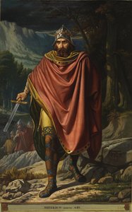Porträt des westgotischen Königs von Hispania Witteric (Witerico oder Viterico) (regierte von 603 bis 610) von Benito Soriano Murillo