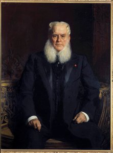 Porträt von Alfred Chauchard (1821-1909), Gründer der Louvre-Geschäfte, Sammler, Spender der Nationalmuseen von Benjamin  Constant