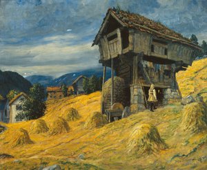 Mädchen im Lagerhaus