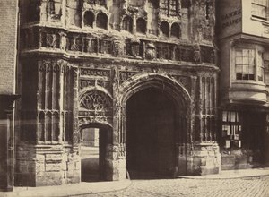 Christchurch-Tor, Canterbury, 1854, gedruckt 1857 von Benjamin Brecknell Turner