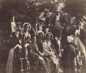 Hochzeitsgruppe, ca. 1852 oder 1853 von Benjamin Brecknell Turner