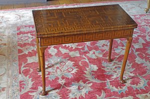 Ein rechteckiger Klapptisch aus der Zeit Georg II. (Mahagoni) von Benjamin Goodison
