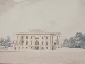 Die Südportikus des Präsidentenhauses, 1807