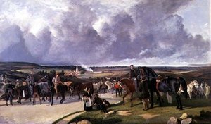 Der Pferdemarkt, 19. Jahrhundert von Benjamin Herring