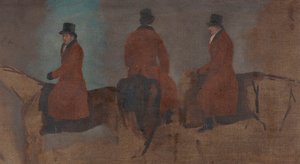 Studien von Reitern im Jagdfeld von Benjamin Marshall