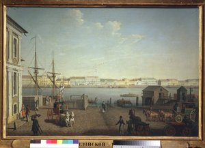 Die Englische Uferstraße in Sankt Petersburg von Benjamin Patersson