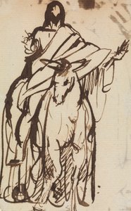 Studie für, Christi Einzug in Jerusalem