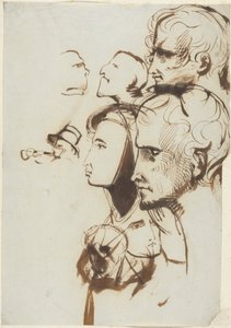 Studie von Gesichtern