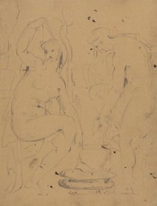 Studie von badenden Frauen
