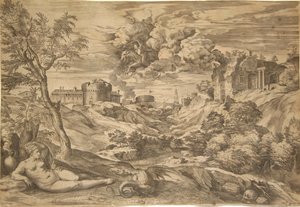 Medoro und Angelica von Benjamin Thomas Pouncy