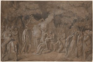 Tod der Iphigenie (?) von Benjamin West