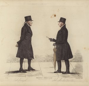 Berühmte Edinburgher, auch bekannt als Moderne Athener, Robert Forsyth, Esq, Anwalt, John Shank More, Esq, LLD, Anwalt von Benjamin William Crombie
