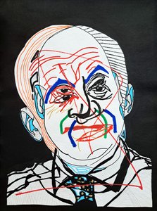 Surportrait: Oscar Niemeyer, 2022 von Benoit Erwann Boucherot